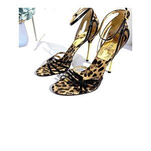 Guess Gwokanarra Ankle Strap, Open Toe Heels